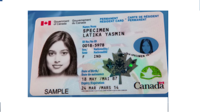 Permanent Resident Card -outside Canada
