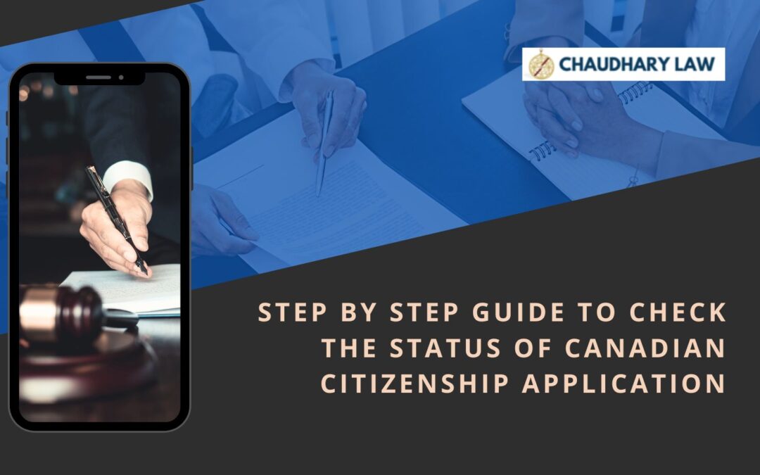 Check The Status Of Canadian Citizenship Application