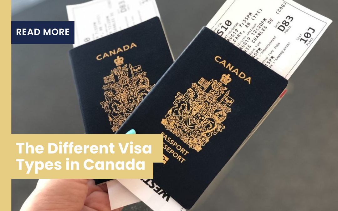 Different Visa Types in Canada.